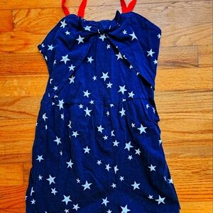 Girls Red, White and Blue Romper.